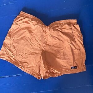 Patagonia Orange Athletic Shorts